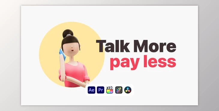 Download Explainer Girl Talking on Phone (Videohive 50622959) - AE Project