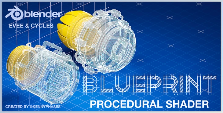 Download Blender Market - Blueprint Procedural Shader v1