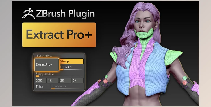 Download ZBrush Plugin Extract PRO+