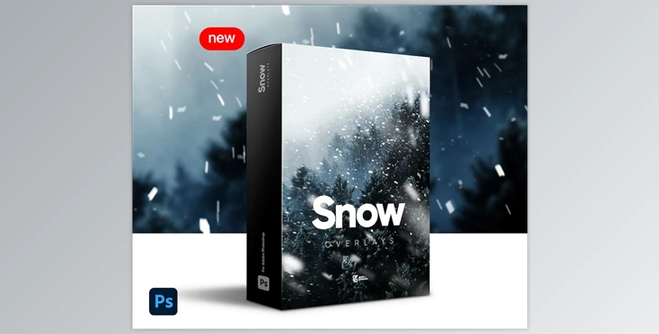Download 45 Ultra Realistic Cinematic Photoshop Overlays, Snow Overlay, Photo Editing, Photoshop Atmosphere Overlays