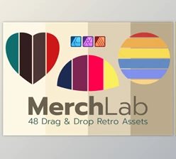 Download MerchLab | Retro Shapes Affinity Assets