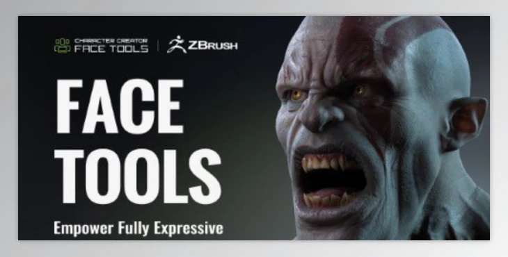 Download ZBrush Face Tools (v1.01 Character Creator 4)
