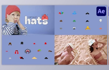 Download Cartoon Masks And Hats for <span class='badge badge-warning'>After</span> <span class='badge badge-warning'>Effects</span> (Videohive 50652024) - AE Project
