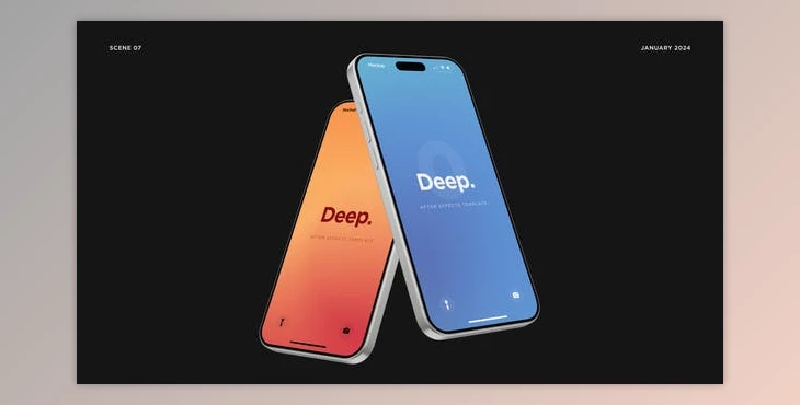 Download Deep - App Promo (Videohive 50623318) - AE Project
