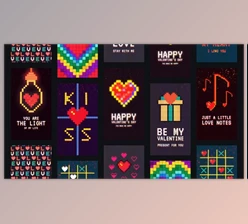 Download Valentines Day Pixel Stories (Videohive 50619978) - AE Project