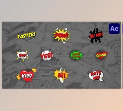 Download Comic Titles for After Effects (Videohive 50604672) - AE Project