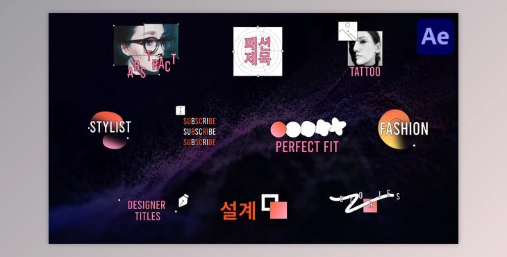 Download Abstract Designer Titles for After Effects (Videohive 50585288) - AE Project