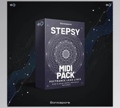 Download Sonicspore STEPSY Psytrance Lead Lines (MiDi)