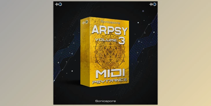 Download Sonicspore ARPSY 3 Psytrance Arpeggios (MIDI)