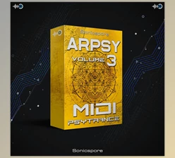 Download Sonicspore ARPSY 3 Psytrance Arpeggios (MIDI)