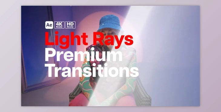 Download Premium Transitions Light Rays (Videohive 50719867) - AE Project