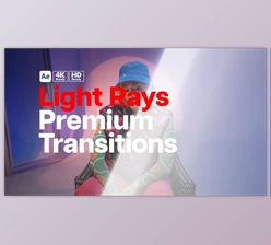 Download Premium Transitions Light Rays (Videohive 50719867) - AE Project