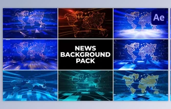 Download News Background <span class='badge badge-warning'>Pack</span> for After Effects (<span class='badge badge-warning'>Videohive</span> 50693252) - AE Project