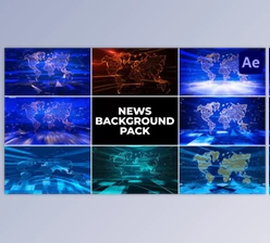 Download News Background Pack for After Effects (Videohive 50693252) - AE Project