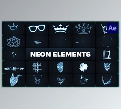 Download Neon Elements for After Effects (Videohive 50689371) - AE Project