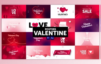 Download <span class='badge badge-warning'>Posters</span> Valentine (Videohive 50711531) - AE Project