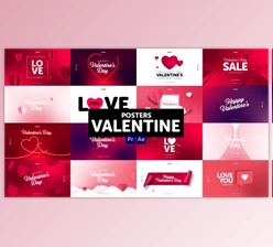 Download Posters Valentine (Videohive 50711531) - AE Project