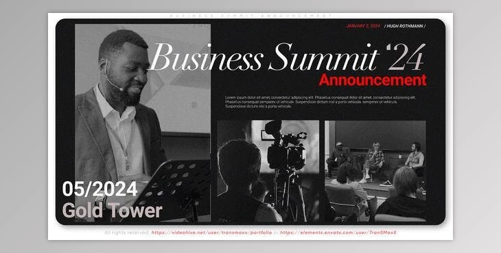 Download Business Summit Announcement (Videohive 50655835) - AE Project