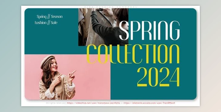 Download Fashion Demoreel – Spring Collection (Videohive 50698196) - AE Project