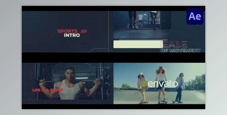 Download Sports Intro for After Effects (Videohive 50708149) - AE Project