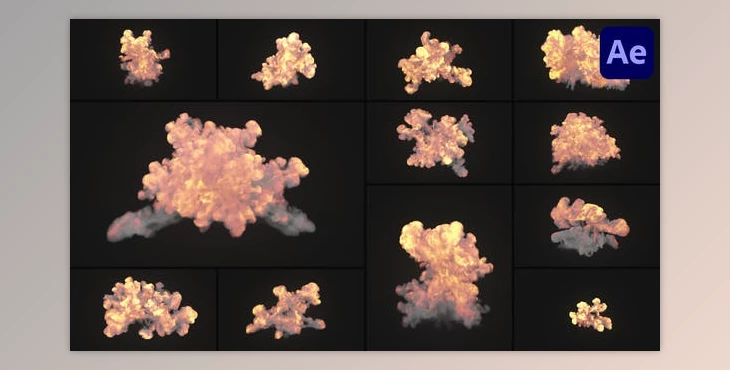Download VFX Fire Elements for After Effects (Videohive 50717419) - AE Project