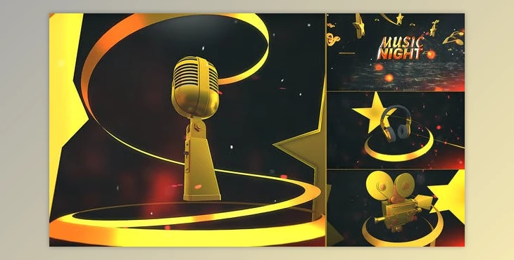 Download Music Night (Videohive 23197647) - AE Project