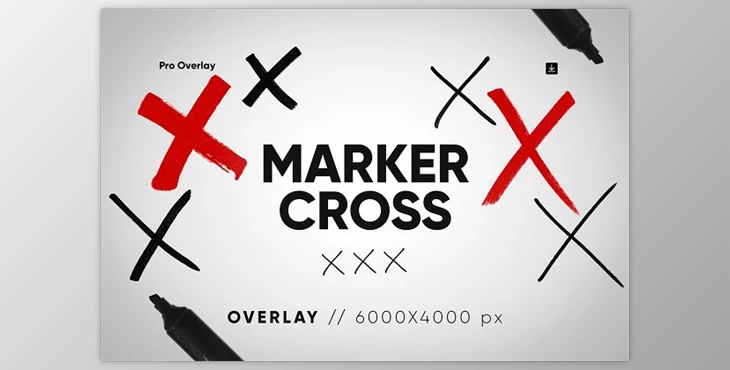 Download 25 Marker Cross Overlay HQ - 35807755