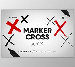 Download 25 Marker Cross Overlay HQ - 35807755