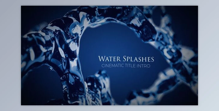 Download Water Splashes Cinematic Intro (Videohive 50715112) - AE Project