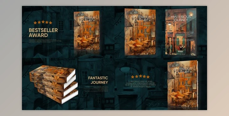 Download Book Promo Kit mockup (Videohive 50676551) - AE Project