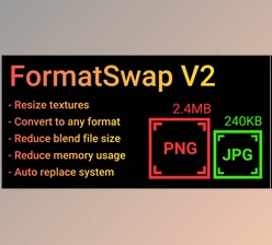 Download Blender Market - FormatSwap v2.0.2 - Texture Converter