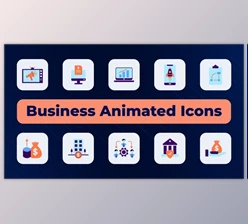 Download Business Animated Icons (Videohive 50794555) - AE Project