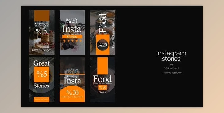 Download Food Instagram Stories (Videohive 50791267) - AE Project