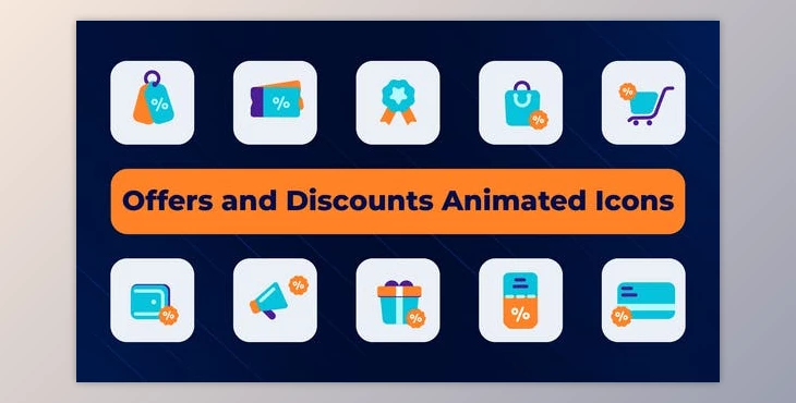 Download Offers and Discounts Animated Icons (Videohive 50794596) - AE Project