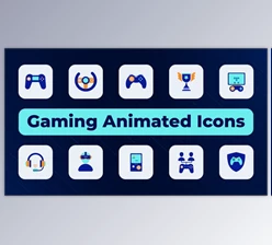 Download Gaming Animated Icons (Videohive 50794576) - AE Project