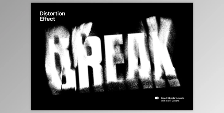 Download Distortion Mess Text Effect - 92034484