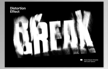 Download Distortion Mess Text Effect - 92034484
