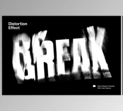 Download Distortion Mess Text Effect - 92034484