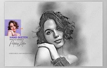 Download Hand Sketch Photoshop <span class='badge badge-warning'>Action</span> - 92060784