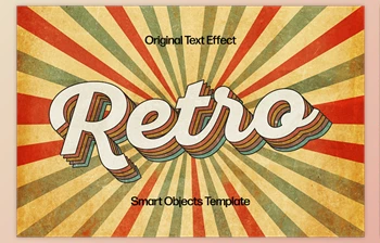 Download <span class='badge badge-warning'>Retro</span> Worn Text Effect - 92034645