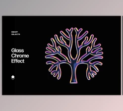 Download Glass Chrome Text & Logo Effect - 92031860