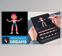 Download Bust a Move! Animate Fluid Character Movement in Procreate Dreams