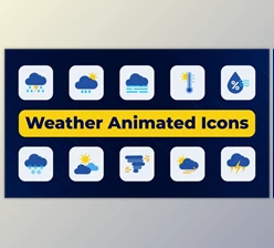 Download Weather Animated Icons (Videohive 50794776) - AE Project