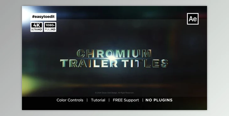 Download Chromium Trailer Titles (Videohive 50730033) - AE Project