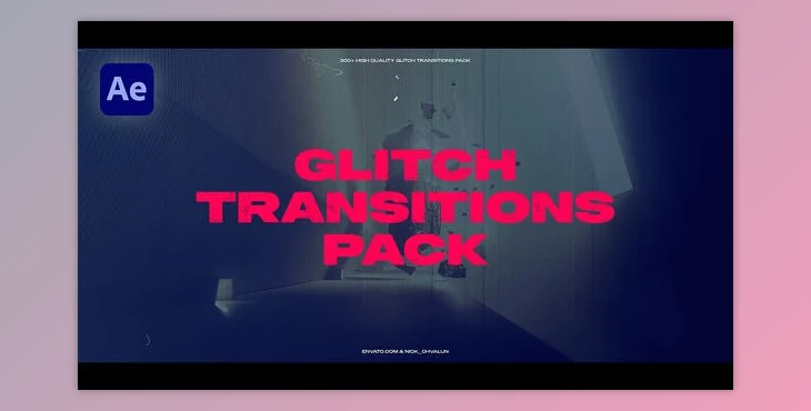 Download Glitch Transitions (Videohive 50795168) - AE Project