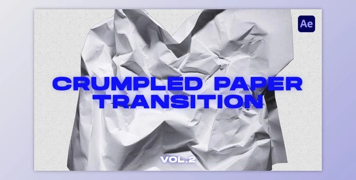 Download Crumpled Paper Transitions VOL.2. | After Effects (Videohive 50731757) - AE Project
