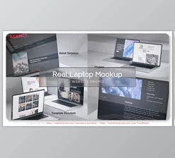 Download Real Laptop Mockup - Website Promo (Videohive 50760457) - AE Project