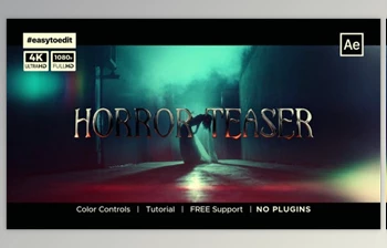 Download Horror <span class='badge badge-warning'>Teaser</span> (Videohive 50827137) - AE Project