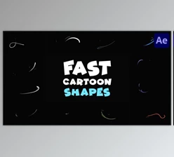 Download Fast Cartoon Shapes | After Effects (Videohive 50786697) - AE Project