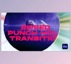 Download Ripped Punch Hole Transitions | After Effects (Videohive 50860824) - AE Project
